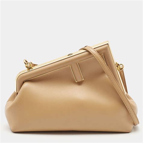 fendi beige handbag